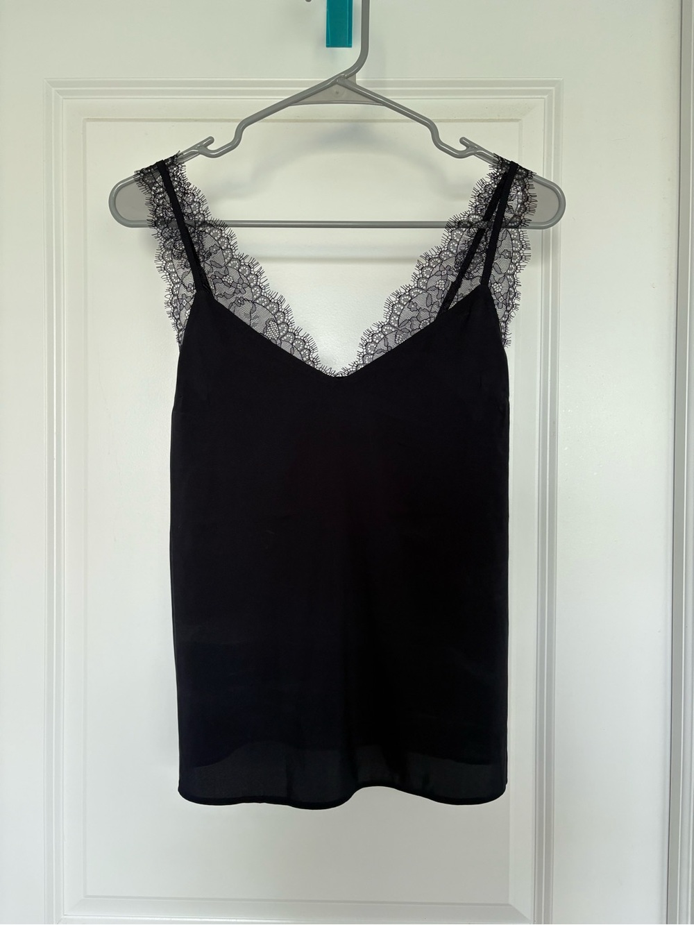 Women's Express Black Lace Trim Camisole